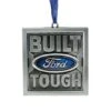 Northlight 3" Brushed Nickel Plated Built Ford Tough Christmas Ornament -Holiday Glow D491174S 1