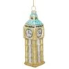 Northlight 5" Glittered Gold Glass Big Ben Christmas Ornament -Holiday Glow D491176S 1