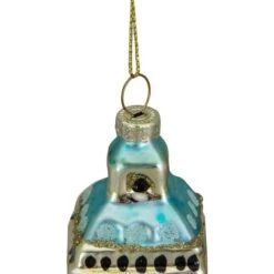 Northlight 5" Glittered Gold Glass Big Ben Christmas Ornament -Holiday Glow D491176S 14