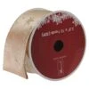 Northlight 2.5" X 10yd. Wired Sparkling Snowflakes Christmas Ribbon