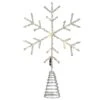 14.5" Snowflake Tree Top With Dual Color® Lights 2 14.5" Snowflake Tree Top With Dual Color® Lights -Holiday Glow D491233S 1