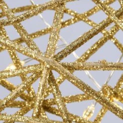 9" Gold Star Tree Top With Dual Color® Lights -Holiday Glow D491237S 15