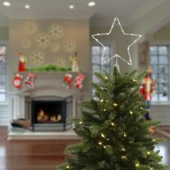 13.5" Open Star Tree Top With Dual Color® Lights 8 13.5" Open Star Tree Top With Dual Color® Lights -Holiday Glow D491245S 2