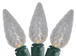 35ct. White LED C6 Mini Christmas String Lights 7 35ct. White LED C6 Mini Christmas String Lights -Holiday Glow D491433S 2