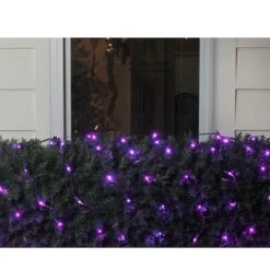 Northlight 4ft. X 6ft. LED Wide Angle Net Style Christmas Lights Purple 10 Northlight 4ft. X 6ft. LED Wide Angle Net Style Christmas Lights Purple -Holiday Glow D491462S 2