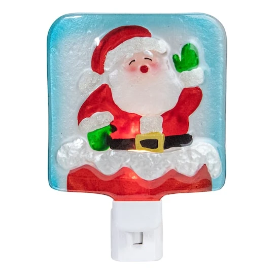 Northlight 6" Red & White Santa Claus Christmas Night Light 7 Northlight 6" Red & White Santa Claus Christmas Night Light - Image 5