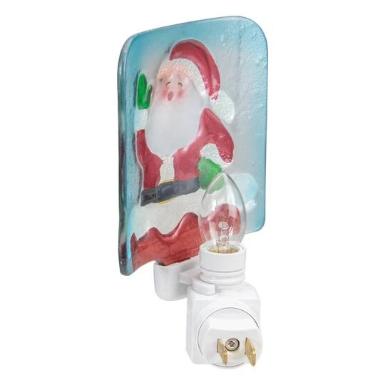Northlight 6" Red & White Santa Claus Christmas Night Light 10 Northlight 6" Red & White Santa Claus Christmas Night Light - Image 8