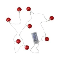 Northlight 8ct. Red LED Jingle Bell Christmas Lights