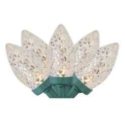 Northlight 100ct. LED Faceted C7 Christmas String Lights Warm White