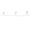 Northlight 40ct. Cool White Iridescent Snowball LED Christmas String Lights -Holiday Glow D491491S 1