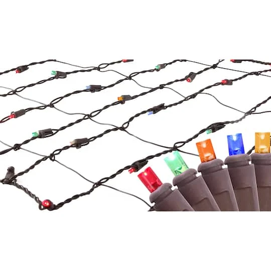 Northlight 2ft. X 8ft. LED Tree Trunk Wrap Christmas Net Lights Multicolor 5 Northlight 2ft. X 8ft. LED Tree Trunk Wrap Christmas Net Lights Multicolor - Image 3