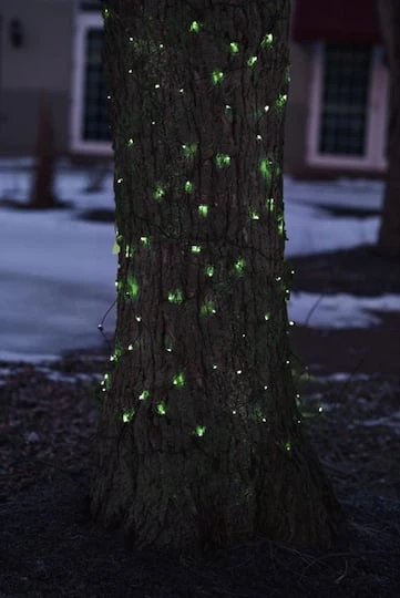 Northlight 2ft. X 8ft. LED Tree Trunk Wrap Christmas Net Lights Green 7 Northlight 2ft. X 8ft. LED Tree Trunk Wrap Christmas Net Lights Green - Image 5