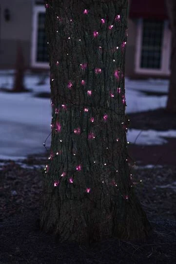 Northlight 2ft. X 8ft. Pink Tree Trunk Wrap Christmas Net Lights 8 Northlight 2ft. X 8ft. Pink Tree Trunk Wrap Christmas Net Lights - Image 6
