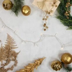 Northlight 100ct. LED Wide Angle Christmas String Lights With White Wire Warm White -Holiday Glow D491517S 12