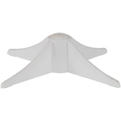 Northlight Small White Artificial Christmas Tree Stand -Holiday Glow D491624S 11