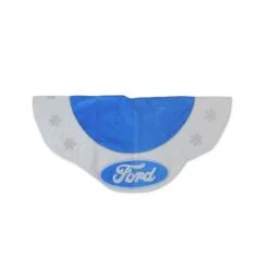 Northlight 45.5" Blue & White Ford Scalloped Christmas Tree Skirt