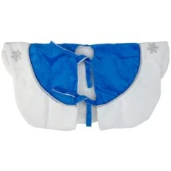 Northlight 45.5" Blue & White Ford Scalloped Christmas Tree Skirt 11 Northlight 45.5" Blue & White Ford Scalloped Christmas Tree Skirt -Holiday Glow D491638S 2