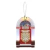 Miniature White Vintage Jukebox Ornament