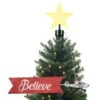 Santa's Plane & Banner Animated Christmas Tree Topper 1 Santa's Plane & Banner Animated Christmas Tree Topper -Holiday Glow D511971S 1