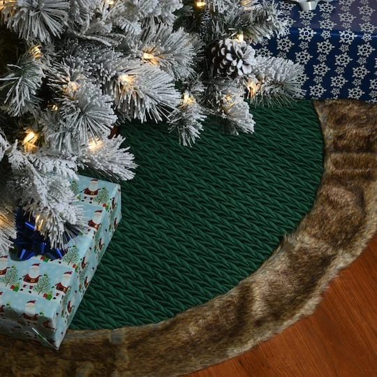 48" Rural Homestead Collection Quilted Tree Skirt 5 48" Rural Homestead Collection Quilted Tree Skirt - Image 3