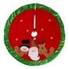 DII® Santa & Snowman Holiday Tree Skirt 2 DII® Santa & Snowman Holiday Tree Skirt -Holiday Glow D540061S 1