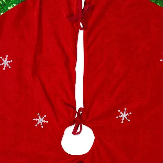 DII® Santa & Snowman Holiday Tree Skirt 6 DII® Santa & Snowman Holiday Tree Skirt - Image 4