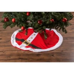 DII® Santa's Holiday Tree Skirt -Holiday Glow D540062S 6