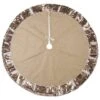 DII® Champagne Sequin Linen Holiday Tree Skirt 2 DII® Champagne Sequin Linen Holiday Tree Skirt -Holiday Glow D540063S 1