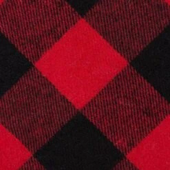 DII® Red & Black Buffalo Check Holiday Tree Skirt -Holiday Glow D540066S 7