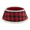 DII® Red & Black Buffalo Check Holiday Tree Collar -Holiday Glow D540067S 1