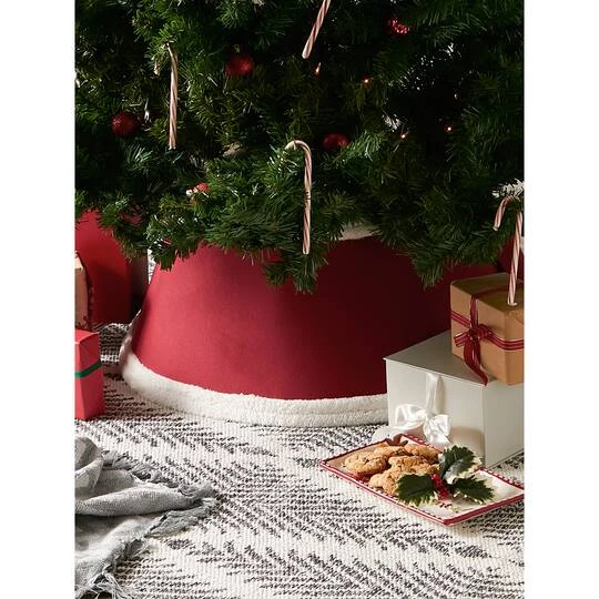 DII® Red Holiday Tree Collar 9 DII® Red Holiday Tree Collar - Image 7