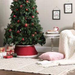 DII® Red Holiday Tree Collar 19 DII® Red Holiday Tree Collar -Holiday Glow D540070S 7