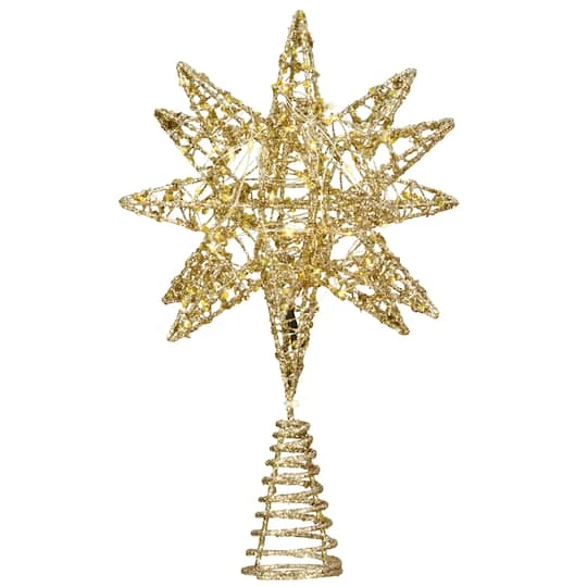 14.5" Falling Star Tree Top For Artificial Trees With Lights 3 14.5" Falling Star Tree Top For Artificial Trees With Lights