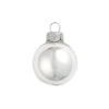 Whitehurst 4ct. 4.75" Glossy Glass Ball Ornaments Silver Shiny -Holiday Glow D623194S 1