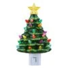 Green Nostalgic Tree Nightlight 1 Green Nostalgic Tree Nightlight -Holiday Glow D657875S 1