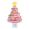 Pink Nostalgic Tree Nightlight 2 Pink Nostalgic Tree Nightlight -Holiday Glow D657877S 1