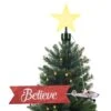 Santa's Biplane Animated Tree Topper With Banner 1 Santa's Biplane Animated Tree Topper With Banner -Holiday Glow D657883S 1