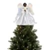 12" Fiber Optic Angel Tree Topper 2 12" Fiber Optic Angel Tree Topper -Holiday Glow D657884S 1