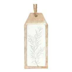 Melrose 6ct. 7" Pine Branch Tag Ornaments 9 Melrose 6ct. 7" Pine Branch Tag Ornaments -Holiday Glow D660806S 2