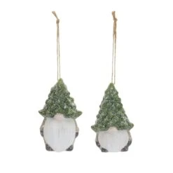 Melrose 6ct. 3.25" Gnome With Tree Hat Ornaments