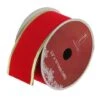 Northlight 2.5" X 10yd. Wired Christmas Craft Ribbon 2 Northlight 2.5" X 10yd. Wired Christmas Craft Ribbon -Holiday Glow D676180S 1