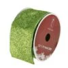Northlight 2.5" X 10yd. Wired Shimmering Christmas Craft Ribbon -Holiday Glow D676181S 1