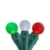 Northlight 50ct. Red, Green & White LED G12 Berry Christmas Lights Set With Green Wire 1 Northlight 50ct. Red, Green & White LED G12 Berry Christmas Lights Set With Green Wire -Holiday Glow D676186S 1