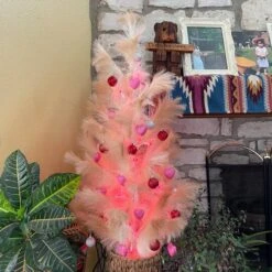 Northlight 50ct. Mini Christmas String Lights With White Wire Pink 17 Northlight 50ct. Mini Christmas String Lights With White Wire Pink -Holiday Glow D676206S 14