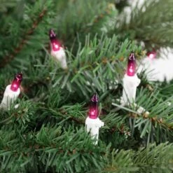 Northlight 50ct. Mini Christmas String Lights With White Wire Purple -Holiday Glow D676209S 13