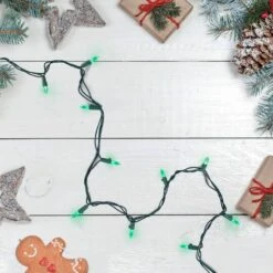 Northlight 50ct. LED Mini Christmas String Lights With Green Wire 26 Northlight 50ct. LED Mini Christmas String Lights With Green Wire -Holiday Glow D676217S 13
