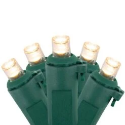 Northlight 100ct. Warm White LED Wide Angle Christmas Lights Set With Green Wire 12 Northlight 100ct. Warm White LED Wide Angle Christmas Lights Set With Green Wire -Holiday Glow D676219S 11