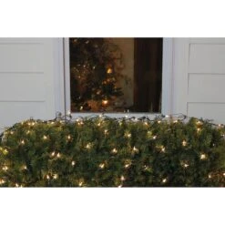 Northlight 4ft. X 6ft. Clear Mini Incandescent Christmas Net Lights With Green Wire 8 Northlight 4ft. X 6ft. Clear Mini Incandescent Christmas Net Lights With Green Wire -Holiday Glow D676226S 2