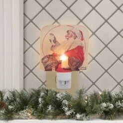 Northlight 6" Norman Rockwell 'A Drum For Tommy' Glass Christmas Night Light -Holiday Glow D676228S 2