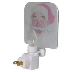 Northlight 6" Norman Rockwell 'Santa Claus' Glass Christmas Night Light -Holiday Glow D676230S 3
